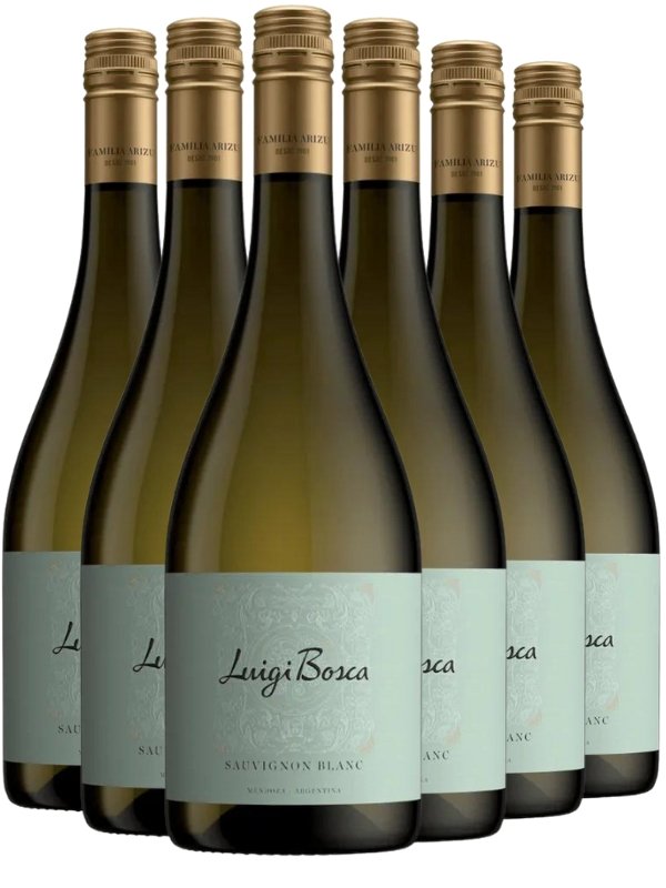 Kit 6 Garrafas Vinho Branco Luigi Bosca Sauvignon Blanc 750 mL