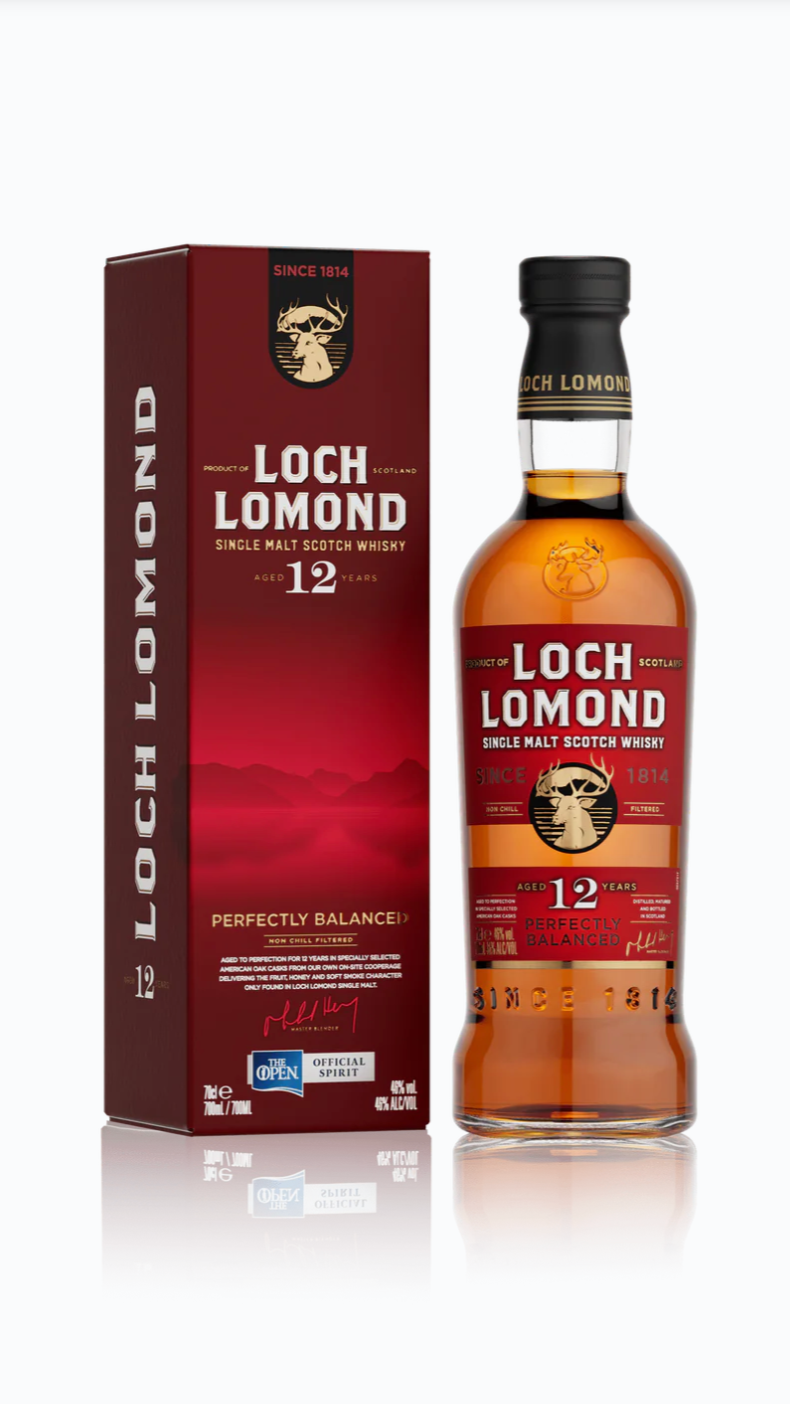 UÍSQUE ESCOCÊS LOCH LOMOND 12 ANOS ÚNICO MALT 700ML