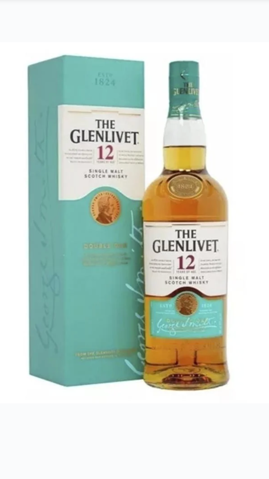 UÍSQUE THE GLENLIVET 12 ANOS 750ML
