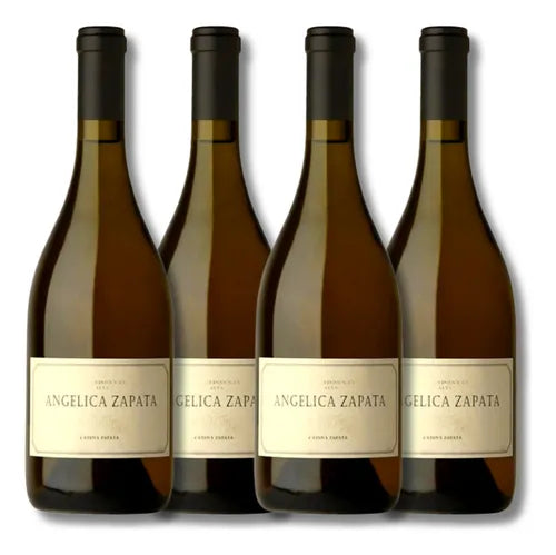 4 Unidades Vinho Argentino Tinto Angélica Zapata Chardonnay