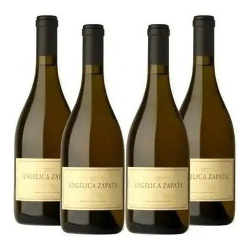 Vinho Angélica Zapata Branco Chardonnay Alta Caixa 4 Un