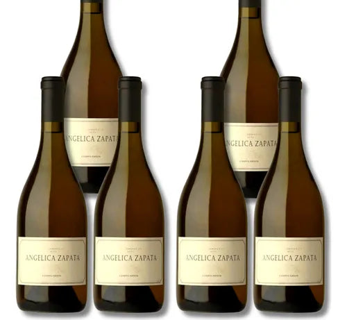 6 Unidades Vinho Argentino Branco Angélica Zapata Chardonnay