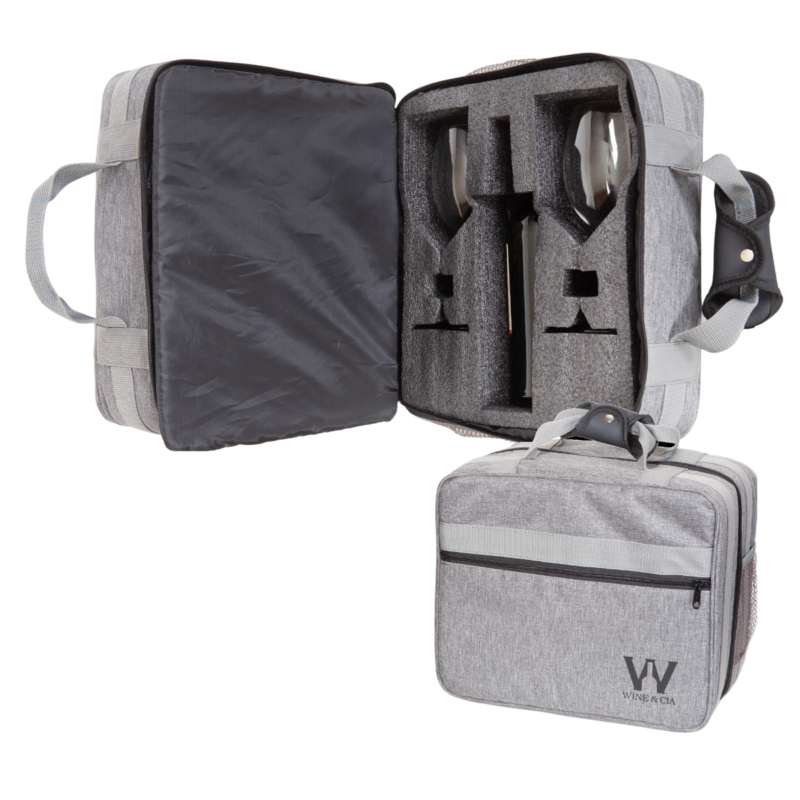 Mala EZ Trip – Bolsa Pequena Com Espuma Protetor De Garrafas e Taças