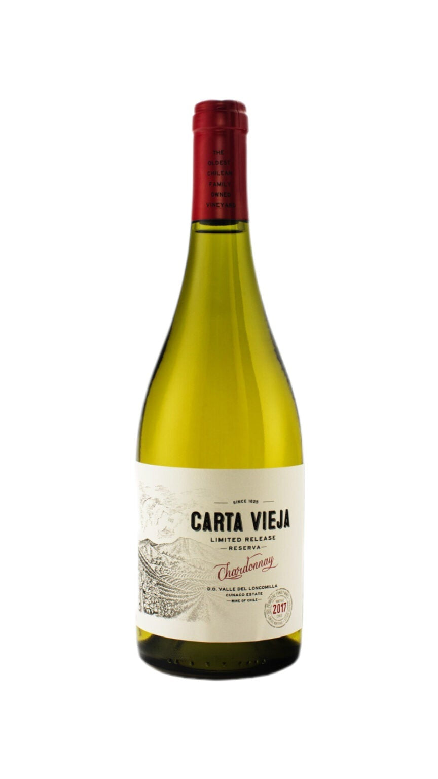 VINHO BRANCO CARTA VIEJA RESERVA LIMITED LANÇAMENTO CHARDANNAY