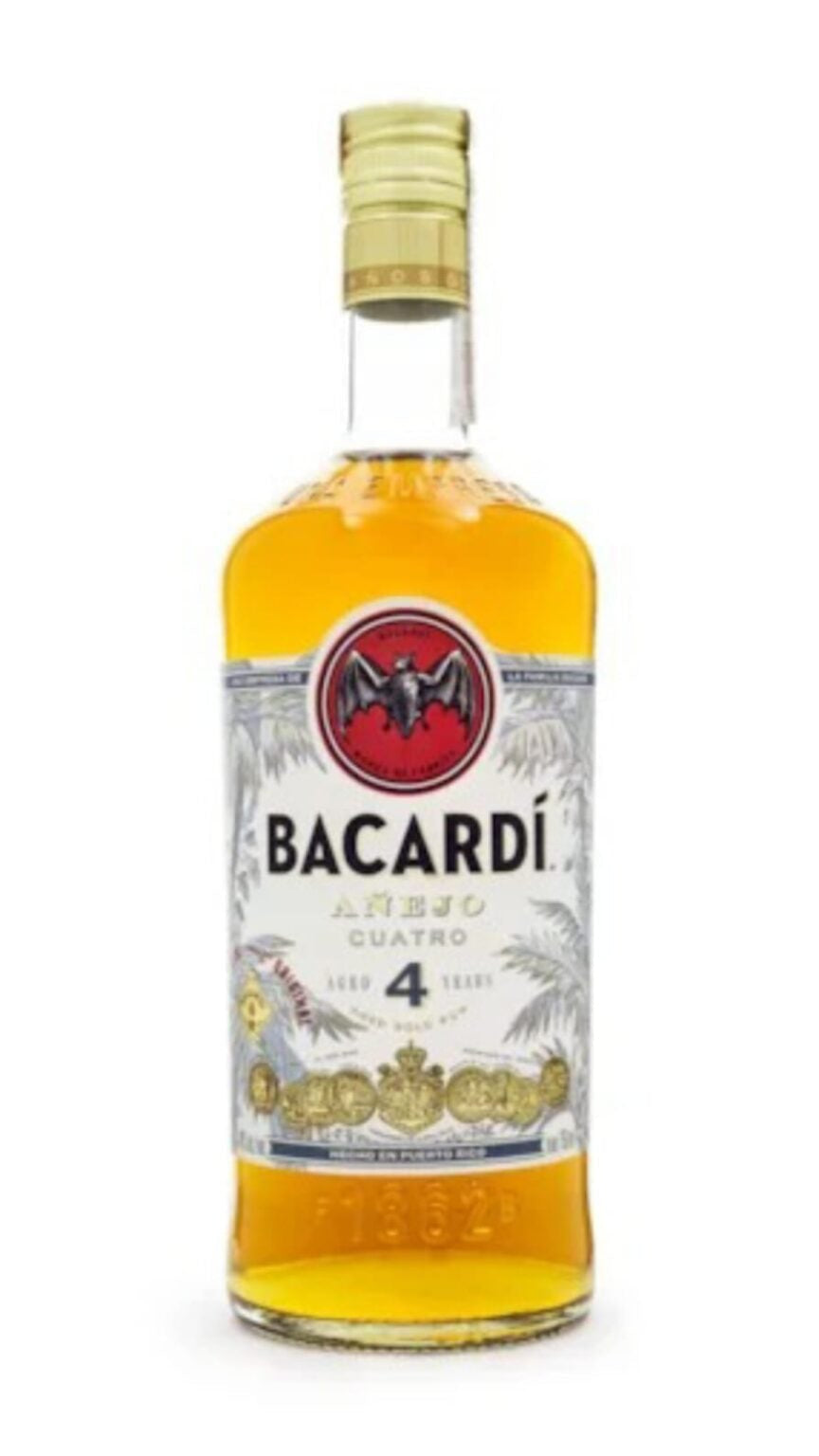 RUM BACARDI 4 ANOS 750ML