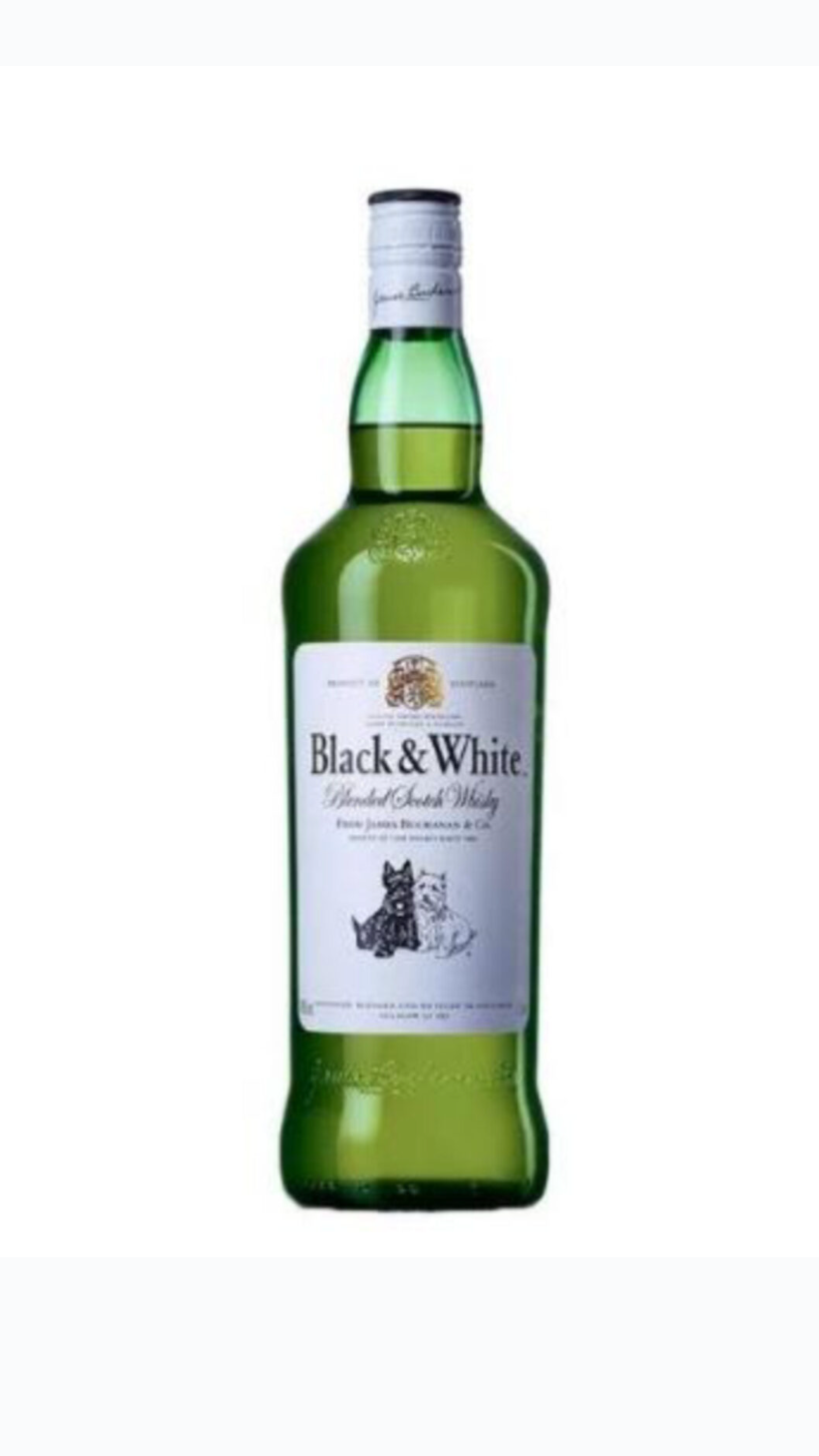 WHISKY PRETO BRANCO 1L