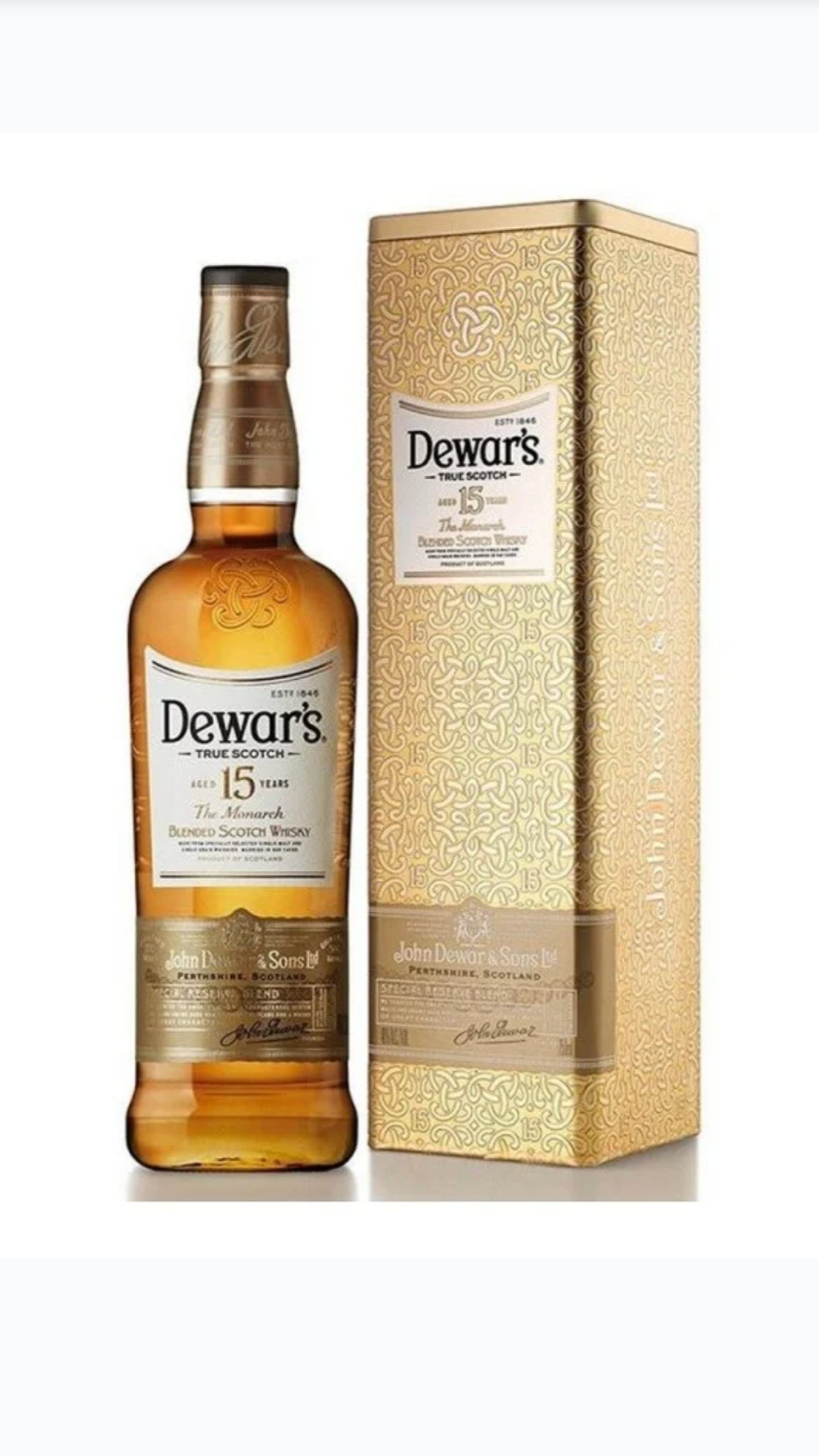 WHISKY DEWARS 15 ANOS C/ESTUCHE 1000ML
