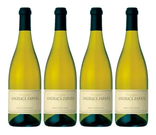 Vinho Angélica Zapata Branco Chardonnay Alta Caixa 4 Un 