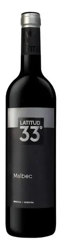 Kit 6 Vinhos Latitud 33 Malbec, 6x750ml 