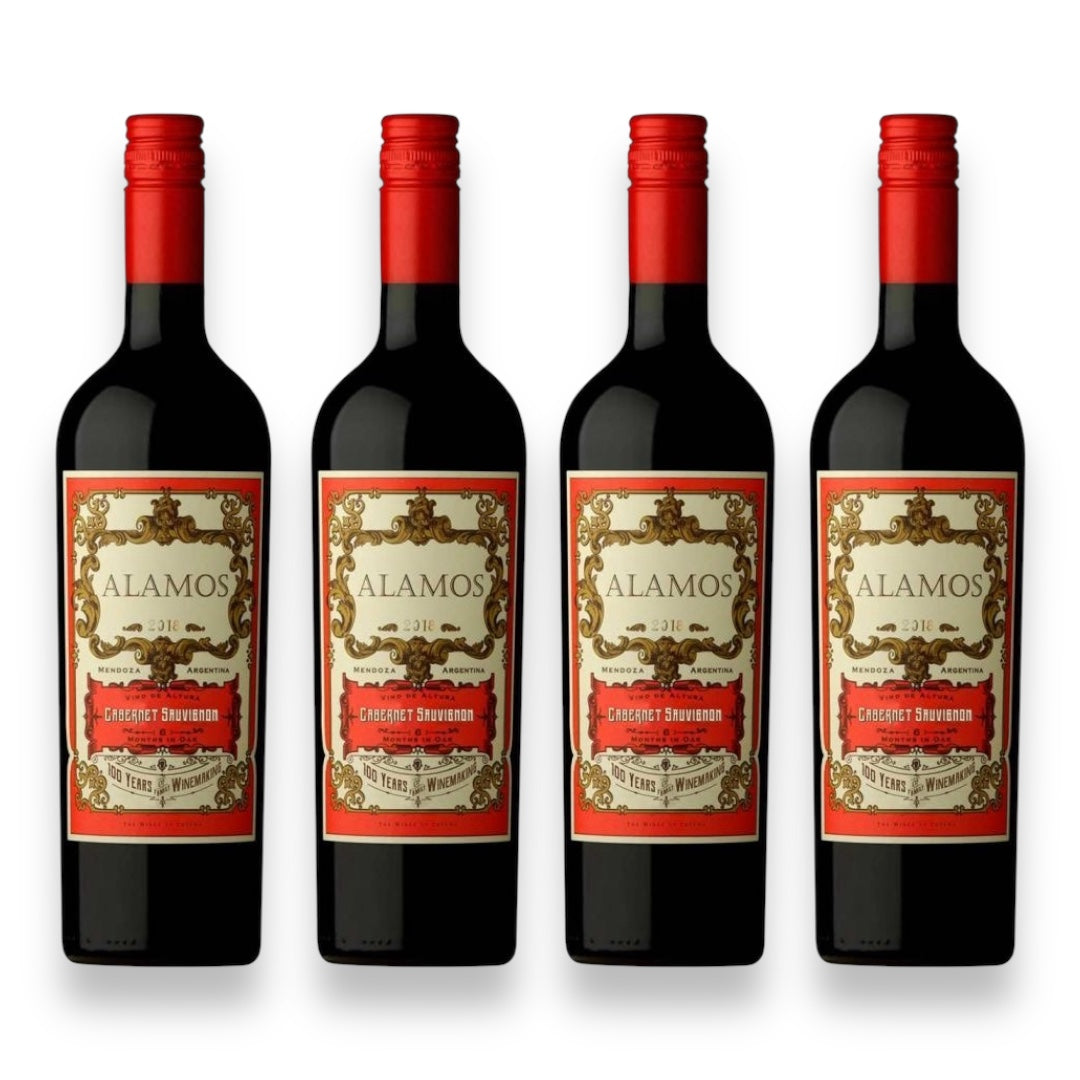 Kit 4 Vinhos Álamos Reserva Malbec
