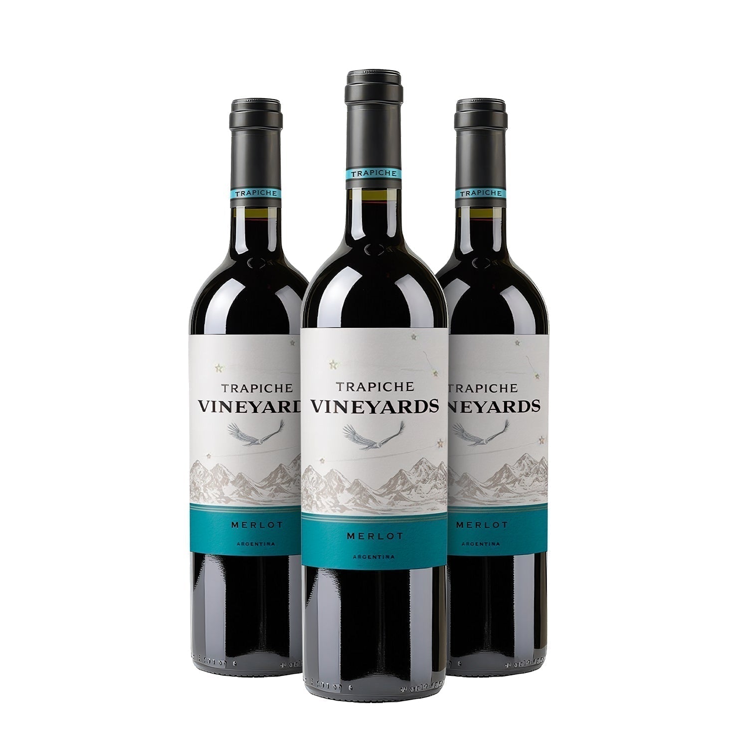 Kit 3 Trapiche Vinhedos Merlot