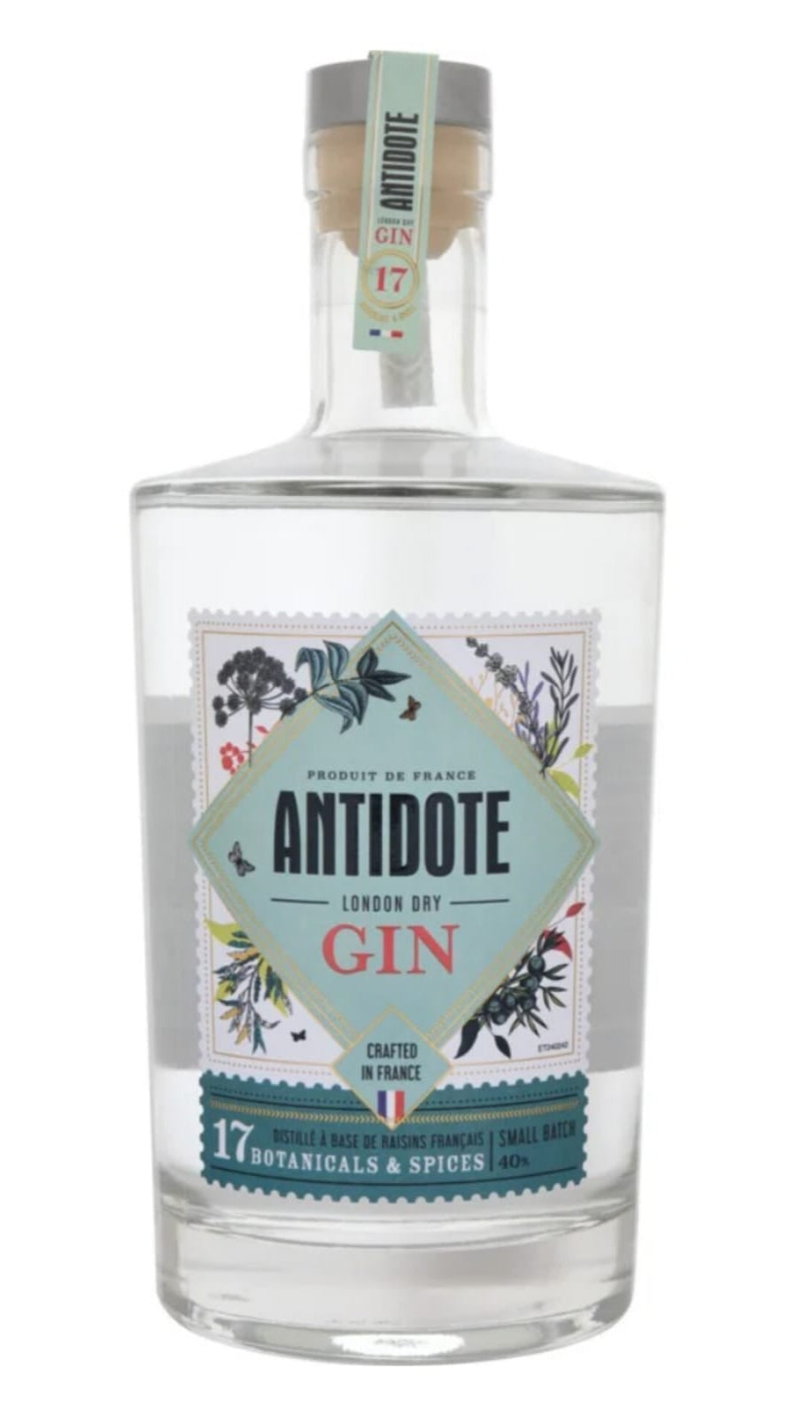 GIN ANTÍDOTO LONDON DRY VINÍQUE 700ML